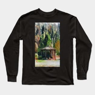 The pavilion by the pond Long Sleeve T-Shirt